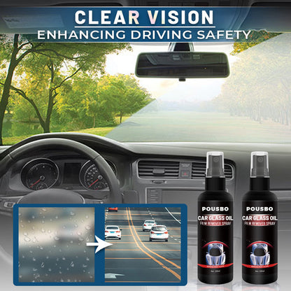 ✨✨✨Compre 3 y llévese 1 gratis✨✨✨ - Spray desengrasante para cristales de coche