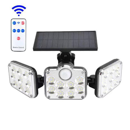 💥50% DE DESCUENTO SOLO HOY⏰¡DATE PRISA!🔥Luz solar de pared con triple LED