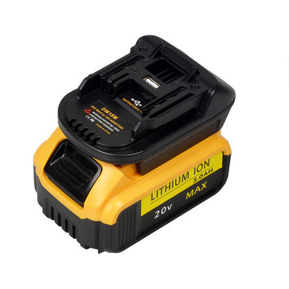 Adaptador de batería de litio para herramientas de batería de 18 V