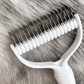 Dual-Sided Pet Grooming Rake