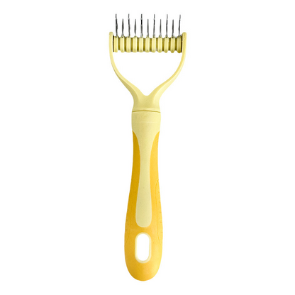 Dual-Sided Pet Grooming Rake