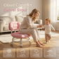 Rolling Low Stool with Backrest-50% OFF