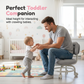 Rolling Low Stool with Backrest-50% OFF