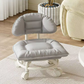 Rolling Low Stool with Backrest-50% OFF